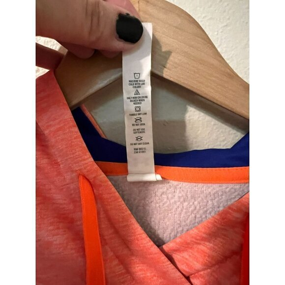 Women's Under Armour Orange Cold Gear Hoodie Size S [EXCELLENT] - Picture 4 of 5